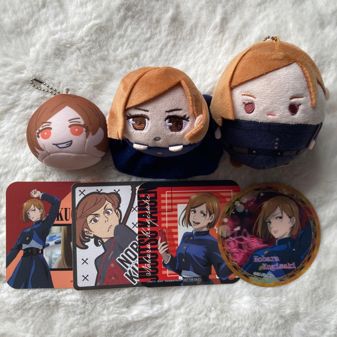 呪術廻戦 釘崎野薔薇 痛バッグ 缶バッジ カード ウエハース グッズ まとめ売り