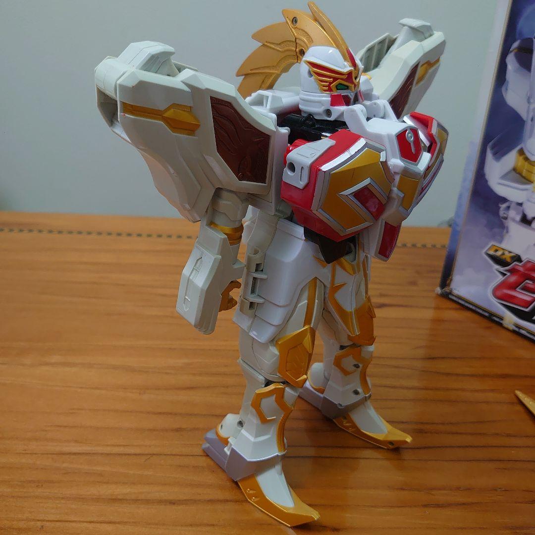 魔法戦隊マジレンジャー 天空合体 DXセイントカイザー 箱説明書あり