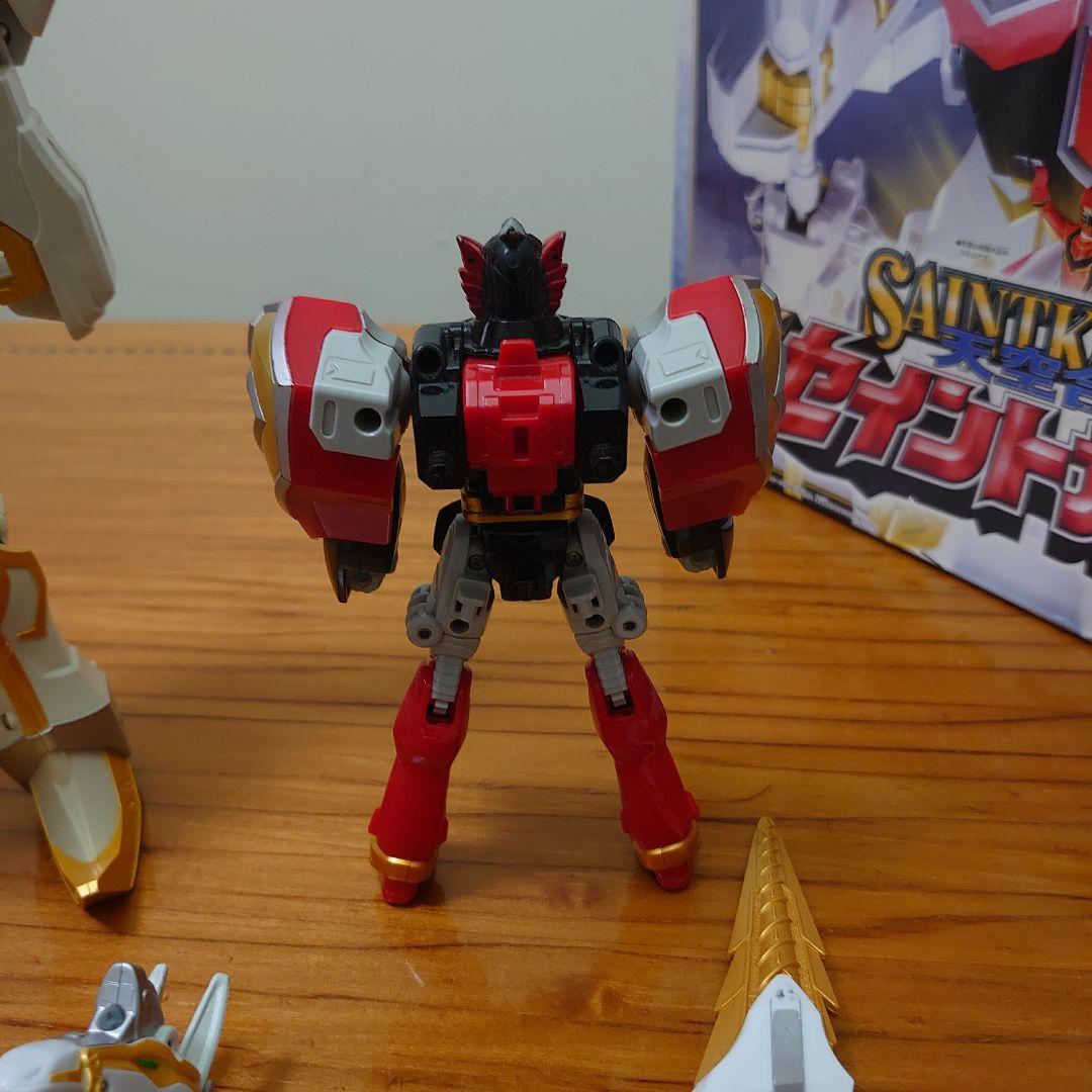 魔法戦隊マジレンジャー 天空合体 DXセイントカイザー 箱説明書あり