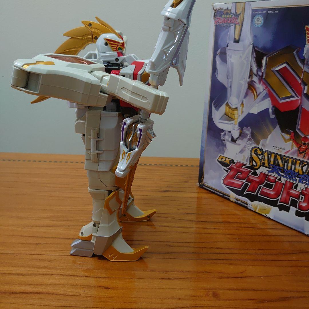 魔法戦隊マジレンジャー 天空合体 DXセイントカイザー 箱説明書あり