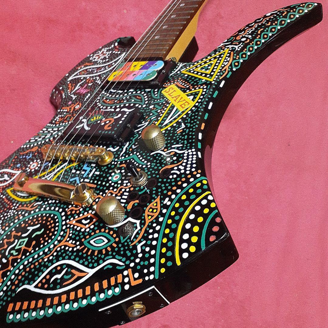 【良・美品】アメーバペイント・hideモデル。モッキンバード。ソフトケース付属。