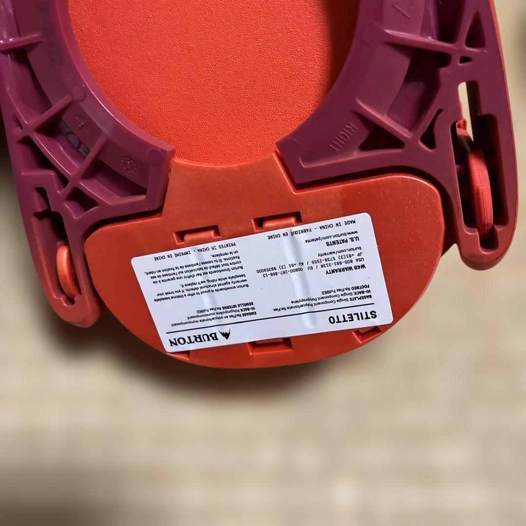 使用１回 BURTON STILETTO Mサイズ