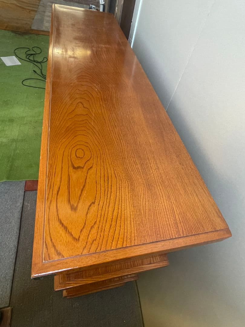 木製 アンティーク 茶箪笥 飾り棚 食器棚 収納 昭和 レトロ