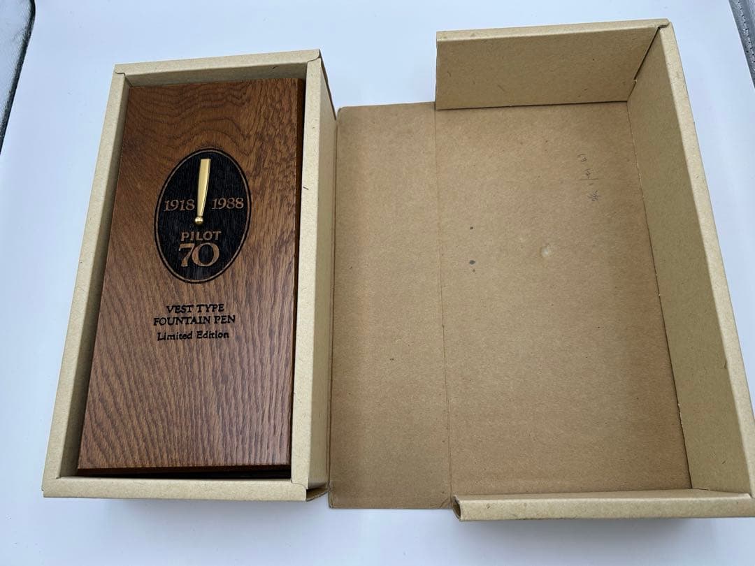 パイロット 70 万年筆 専用木箱付き 14k