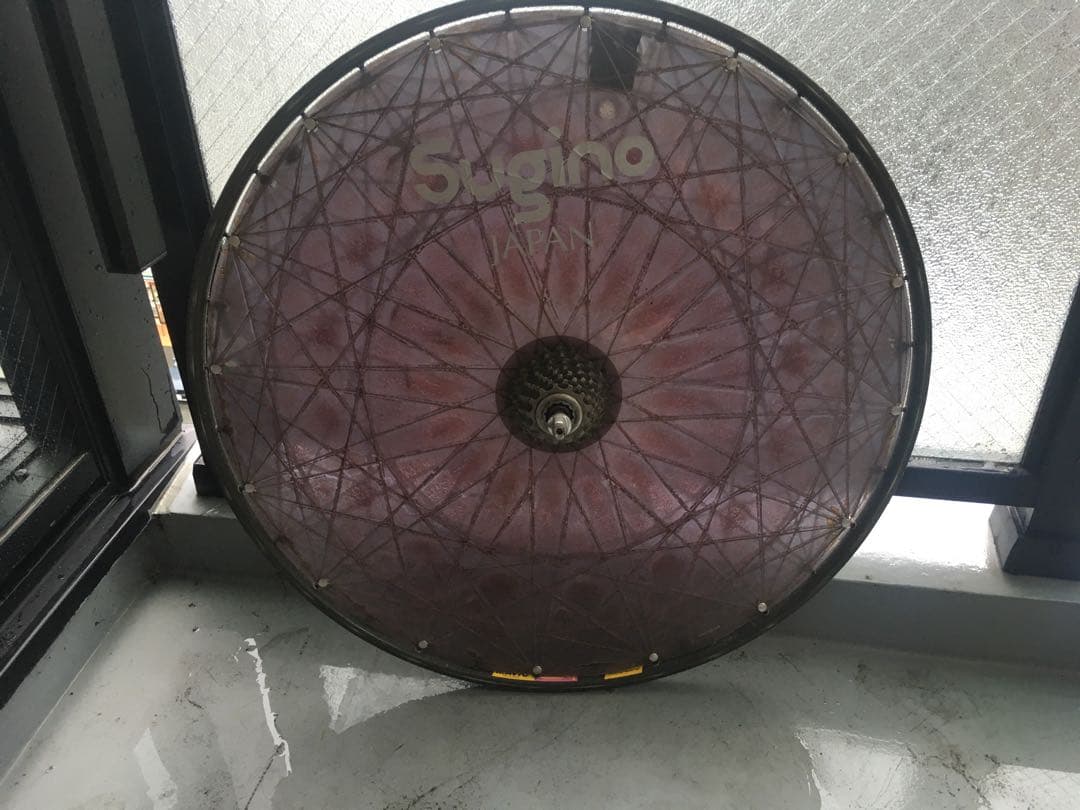 スギノ　テンションディスク　リア車輪　ギア付きと無し2つ