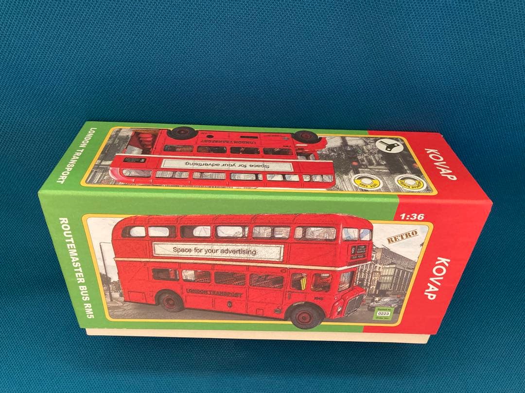 ブリキのおもちゃ　KOVAP レトロ　 ルートマスター RM5 ロンドンバス