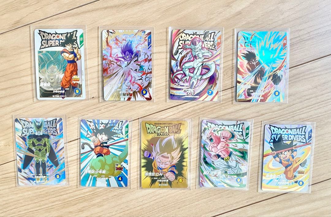ドラゴンボールスーパーダイバーズ　神龍エクストラゲットチャンス　9種コンプセット