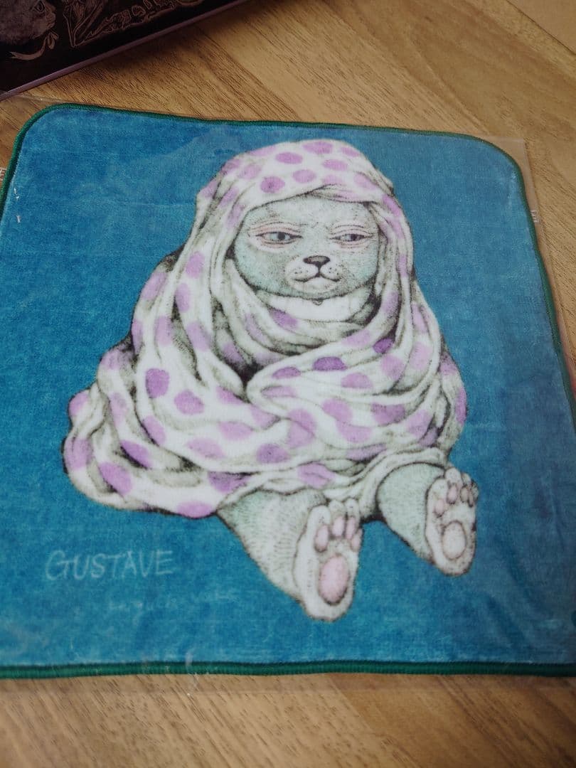 ヒグチユウコ　ホルベインTOOLBOX角缶　タオルハンカチ　　訳ありショルダー…