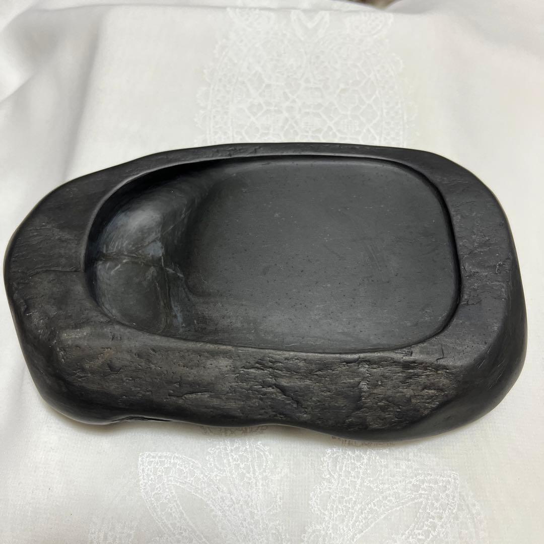 高島虎斑石硯
