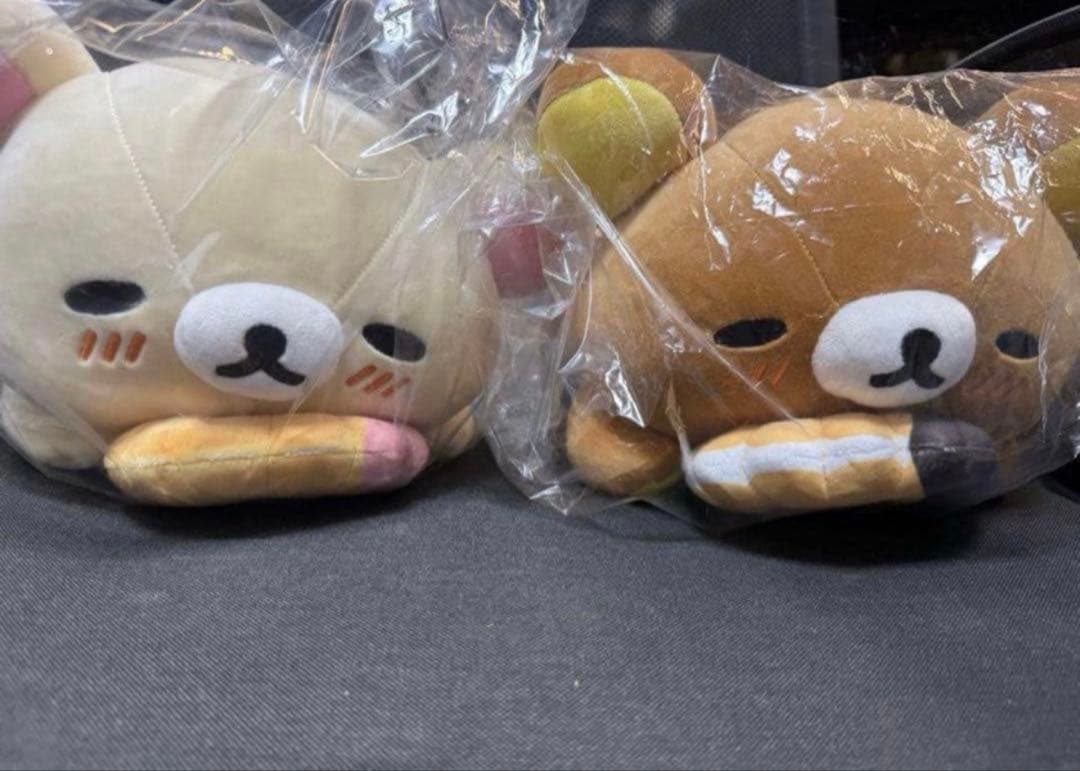 リラックマ　ドーナツまくまくクッション　リラックマ×ミスタードーナツ　2点セット