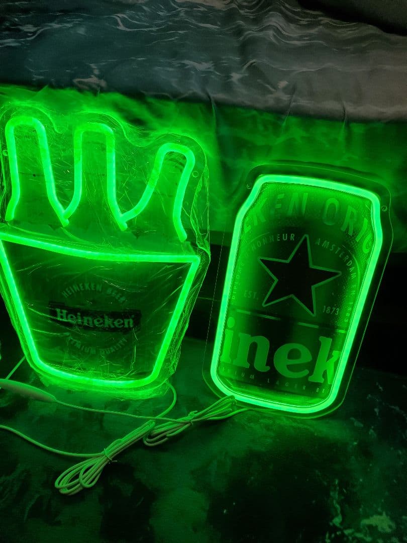 Heineken ネオンライト 3点セット