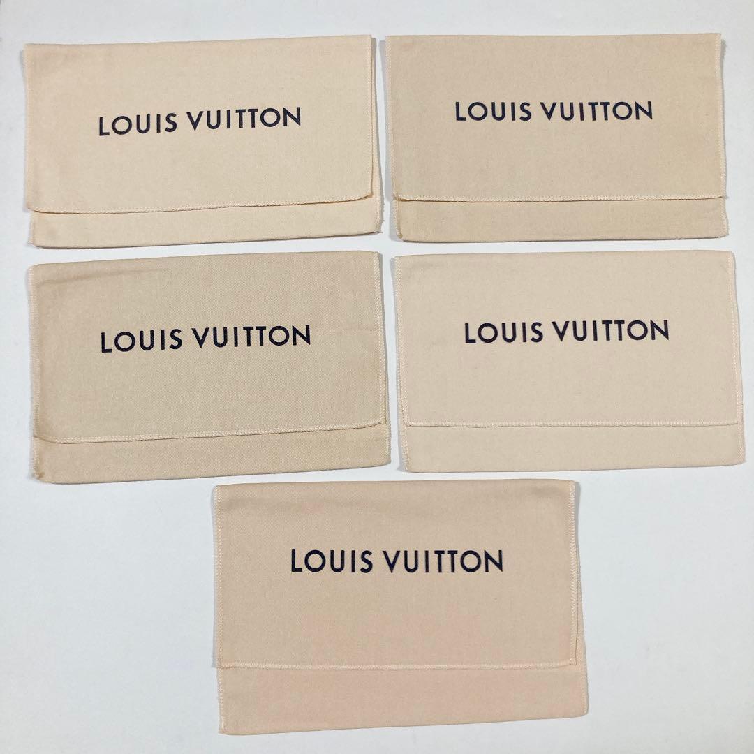 美品　ルイヴィトン　保存袋　10枚セット　長財布　チェーンウォレット用