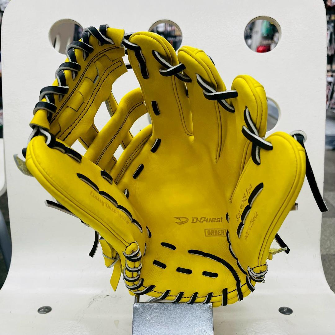 ディークエスト　DKO100　オーダーグラブ　硬式　外野手用　189型　型付け済