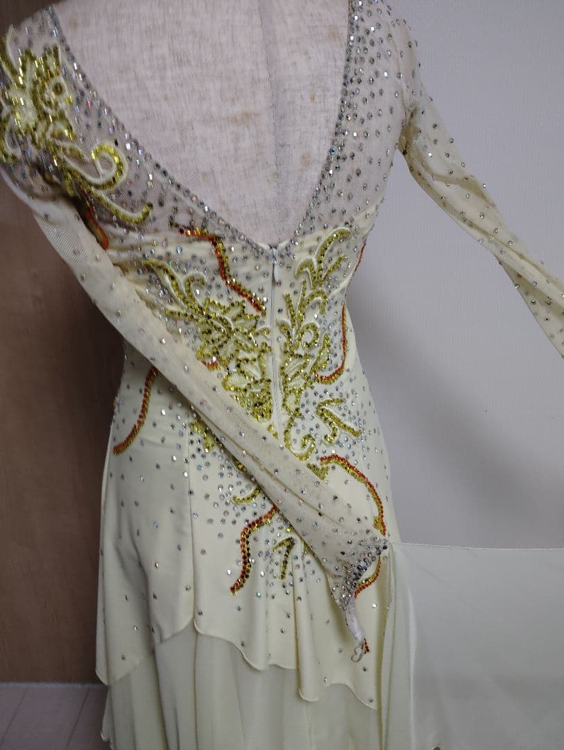 社交ダンススタンダード用ドレスM〜ML