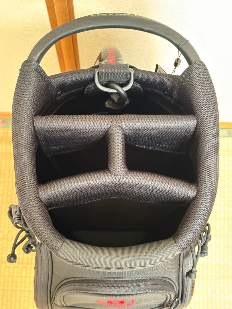 未使用)ブリーフィング キャディバッグ 25年モデル CR-5#04 ブラック