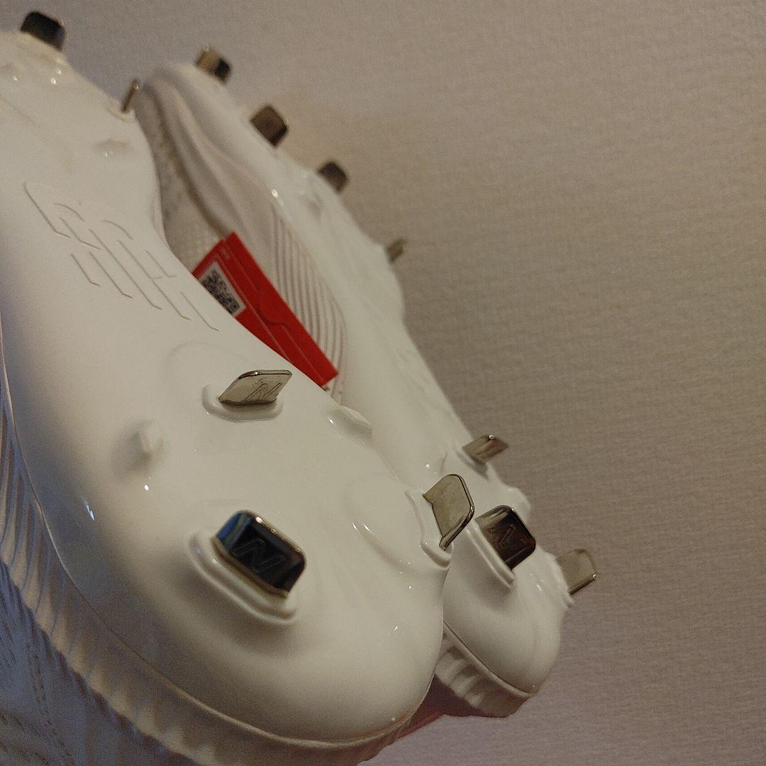 ニューバランス　野球　スパイク 金具　ホワイト　28.0センチ 高校野球対応