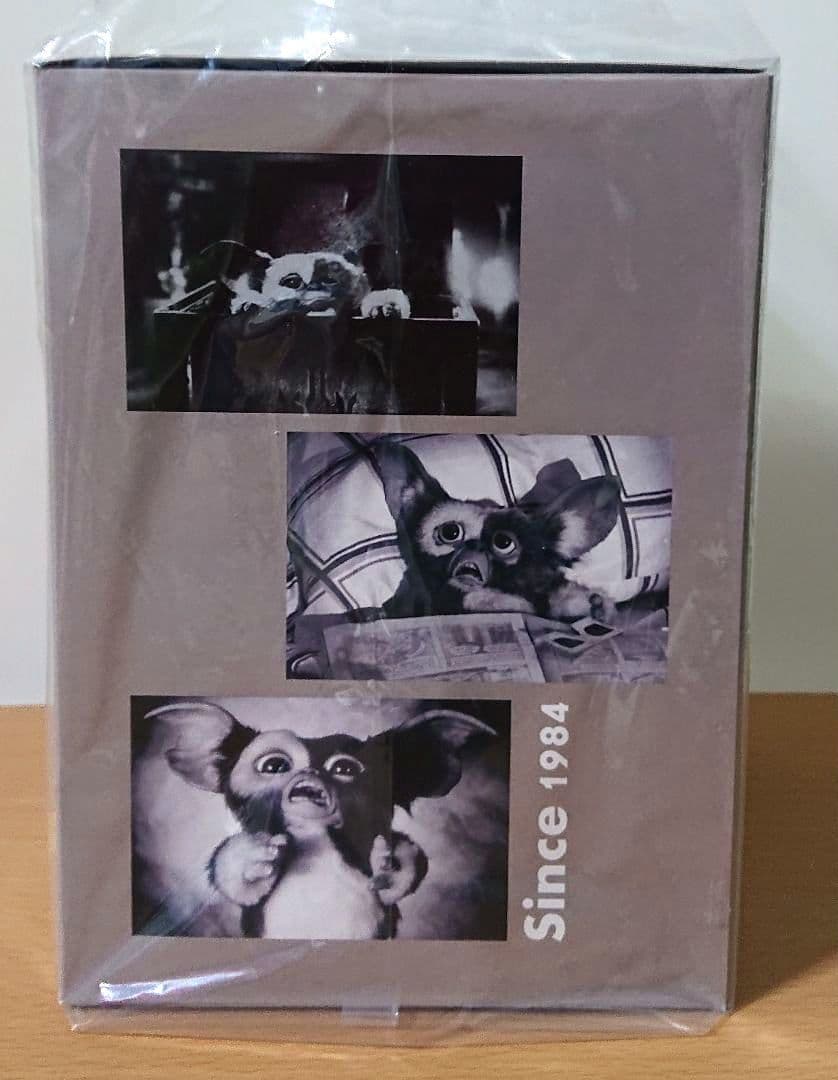 バースデイバー グレムリン ギズモ ぬいぐるみ ペールグレー ハート 25cm