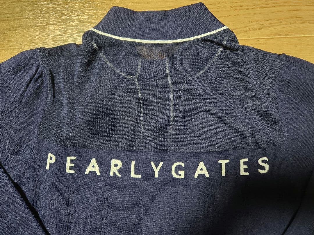近年モデル❣️未使用❣️PEARLY GATESパーリーゲイツ薄手長袖ニット❣️