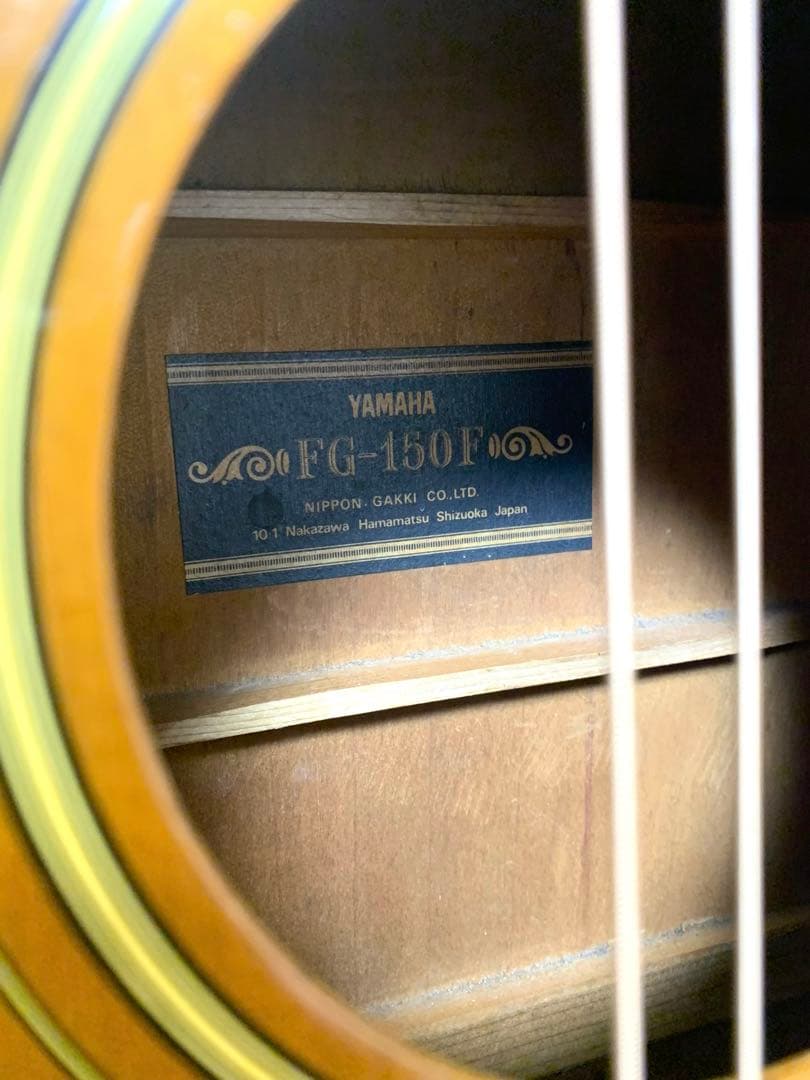 Yamaha FG-150F 黒ラベル　アコースティックギター