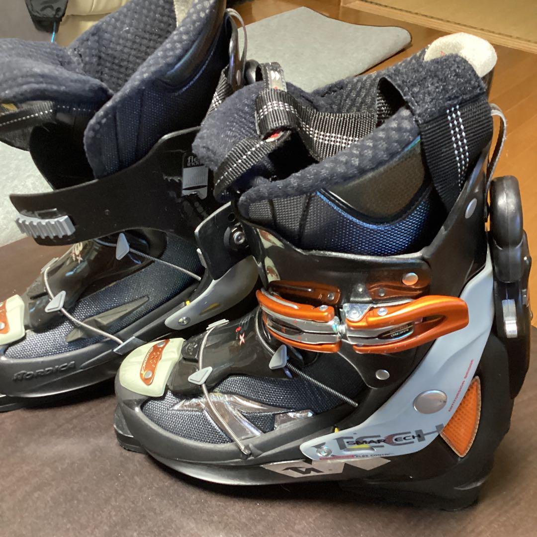 Atomicスキー板 ４点セット　オレンジ/イエロー