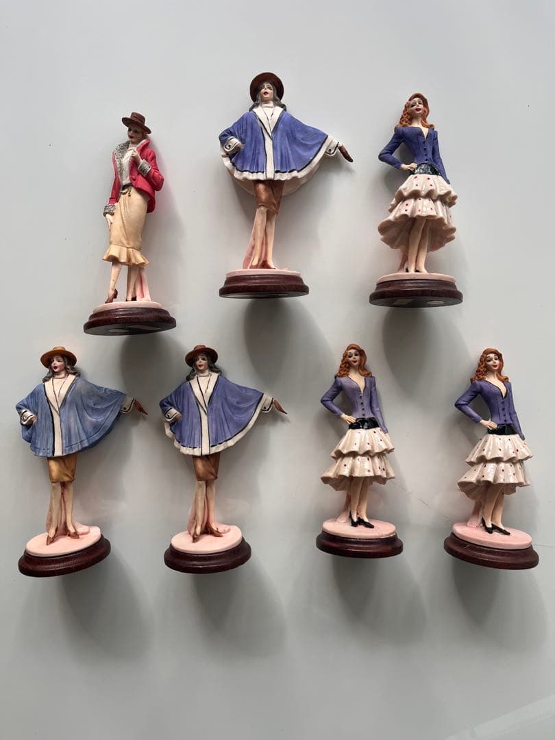 \"カポディモンテ\"nixoスタイル-イタリア製ハンドメイド\" 7体