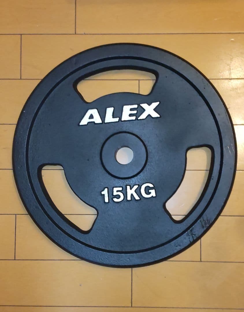 美品 ALEX 15kgプレート2枚 28mm 用