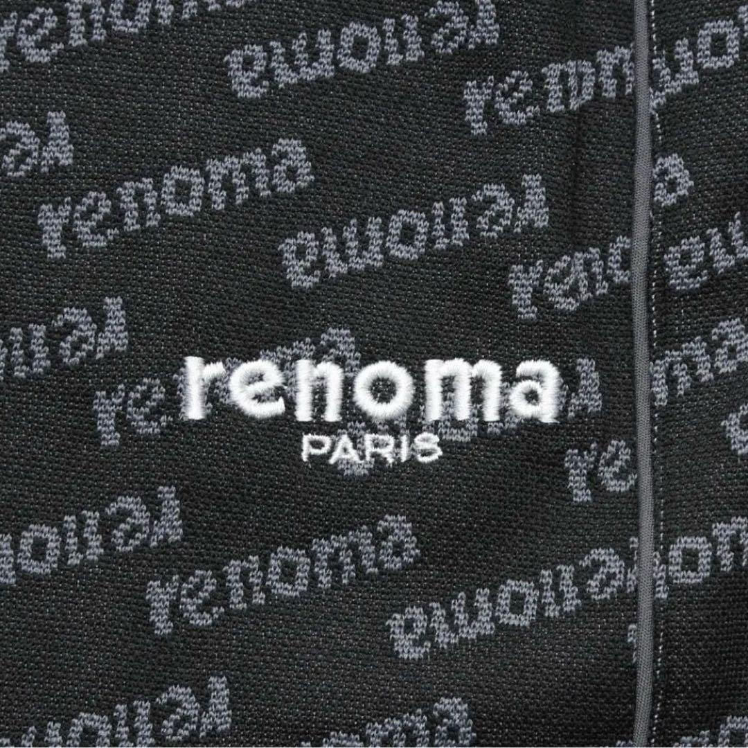 新品【renoma】レノマ　ゴルフ　ジャガード　ハーフパンツ　XL ブラック