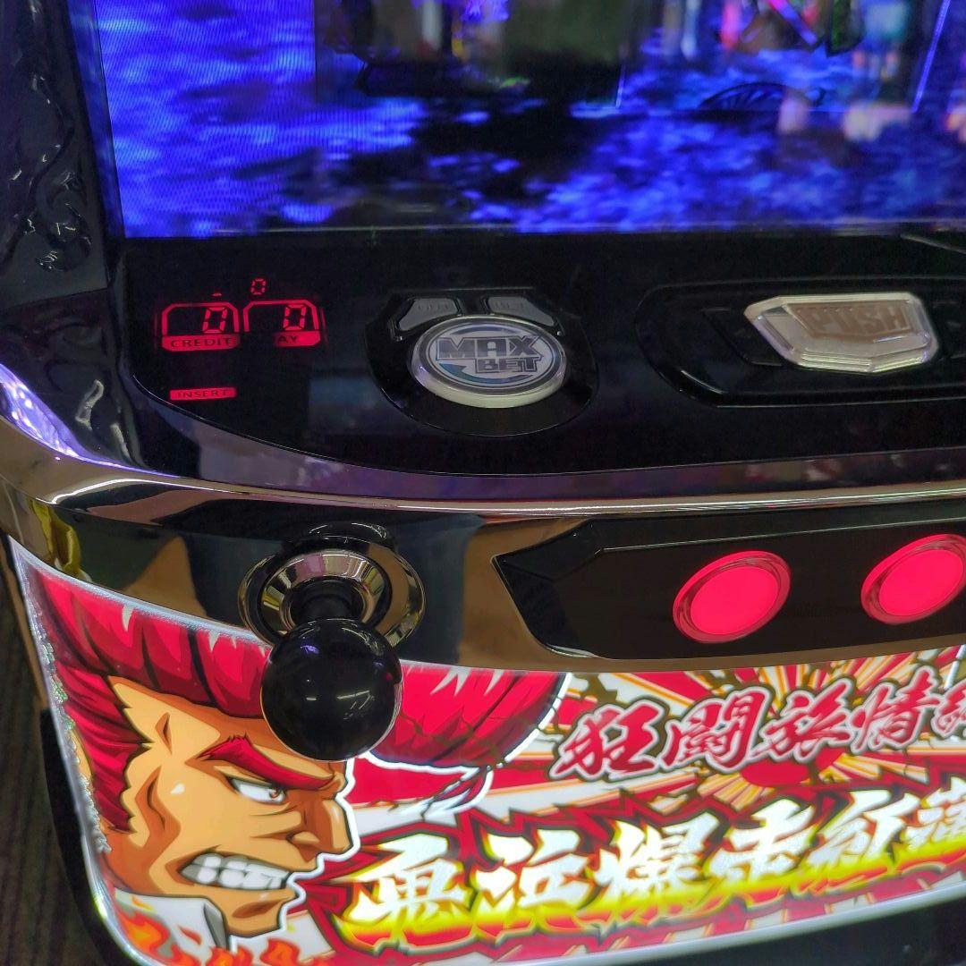 パチスロ実機　鬼浜爆走紅蓮隊 狂闘旅情編　不要機付　送料無料