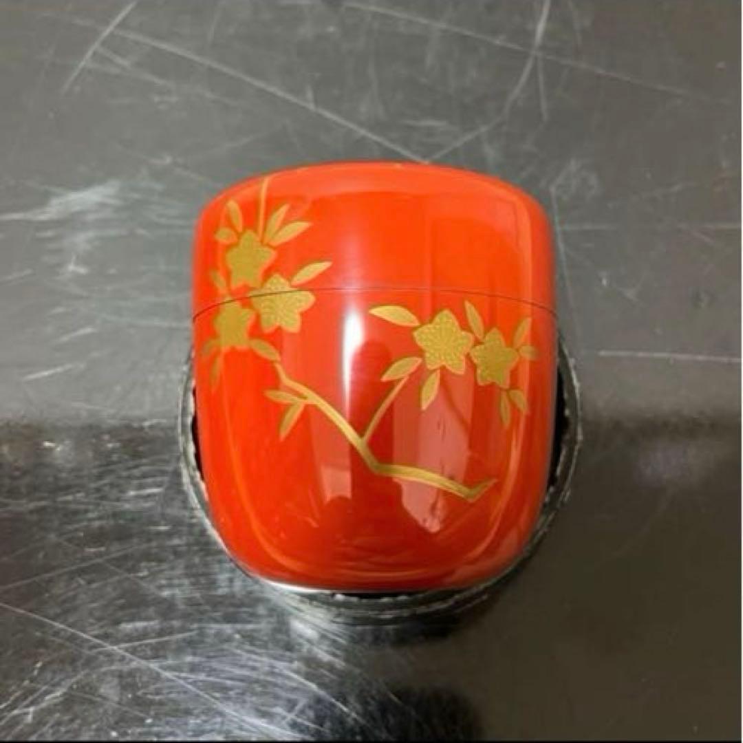 立雛蒔絵朱中棗　茶道具懐石茶碗鵬雲斎茶碗坐忘斎淡々斎即中斎而妙七事式水屋道具茶碗