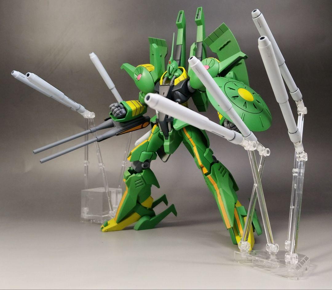 HG HGUC 1/144 パラス・アテネ 徹底 改修 全塗装 完成品 ベース付