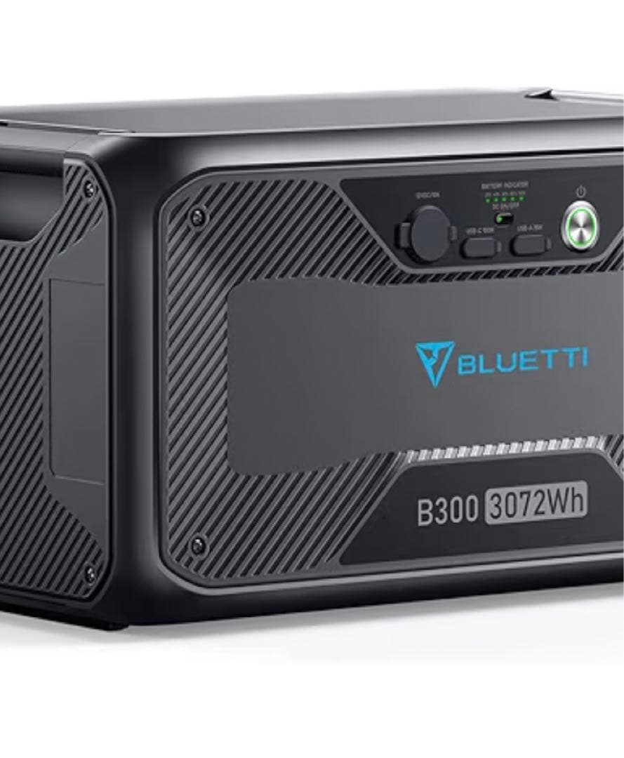【美品】BLUETTI ポータブル電源 B300 拡張バッテリー|3072Wh