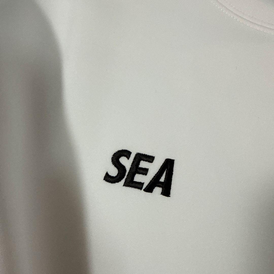 美品　WIND AND SEA × BRIEFING サイドロゴ　トレーナー