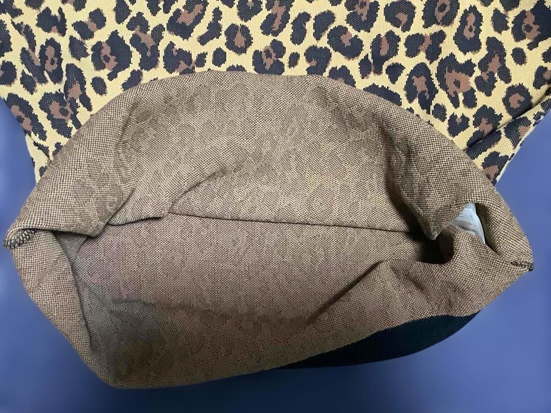 PEARLY GATES 光栓34レオパード柄セーター6/XL 茶 新品タグ付き