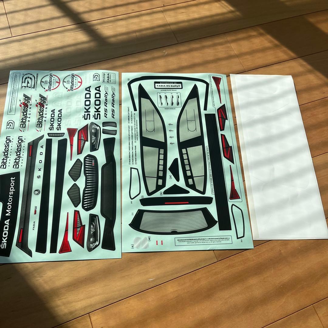 SKODA Fabia RS Rally2 1/10 ボディ