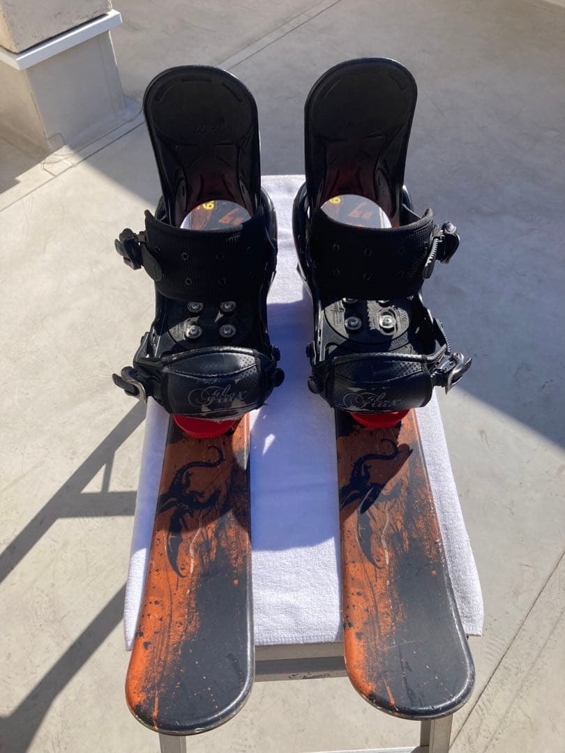 ショート(ファン)スキー　スノーボード　ブーツ用SALOMON×FLUX 赤