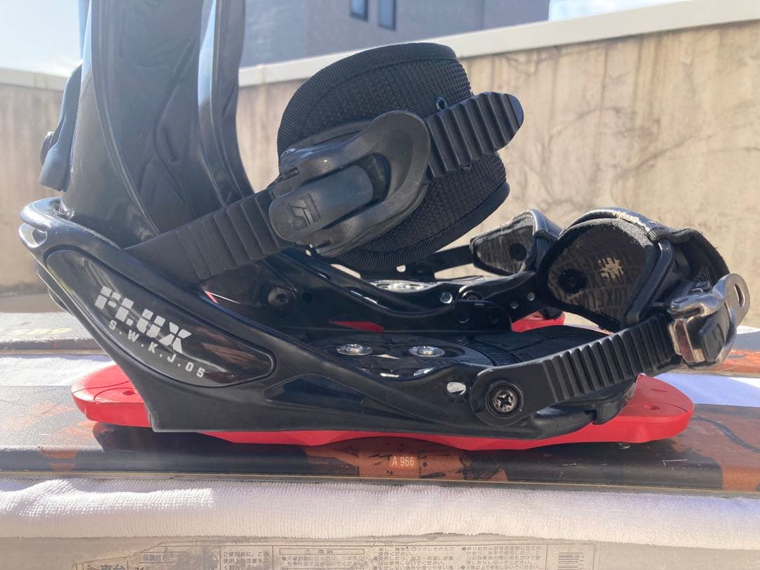 ショート(ファン)スキー　スノーボード　ブーツ用SALOMON×FLUX 赤