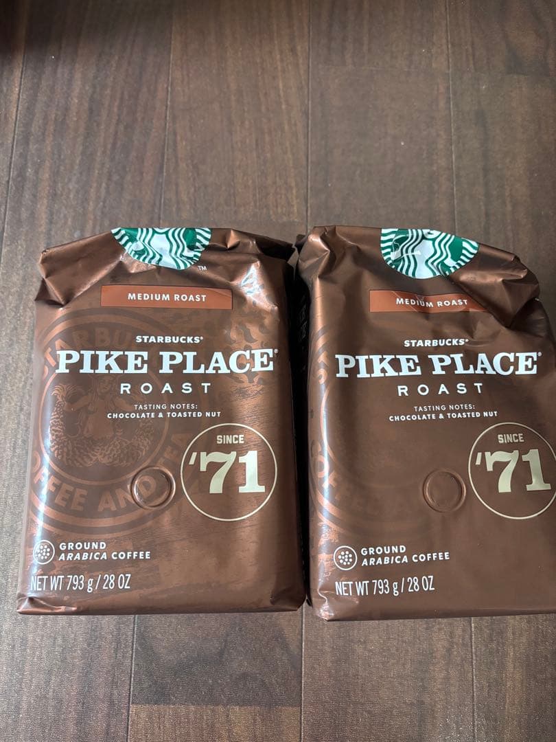 パイクプレイスロースト 793g ミディアム レギュラー 粉 2袋（2袋）