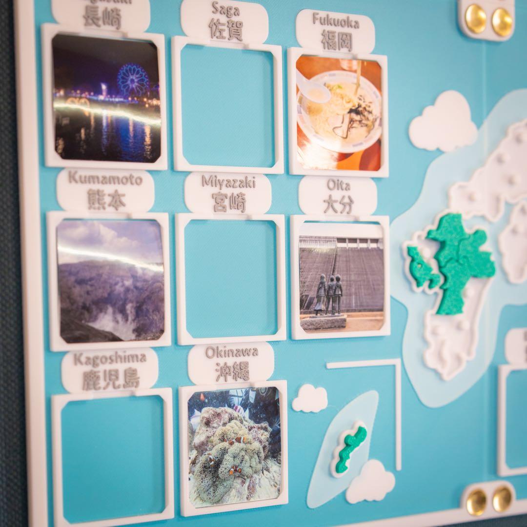 無地プレートセット！人生の実績解除パズル 日本地図 パズル 写真 フォトフレーム