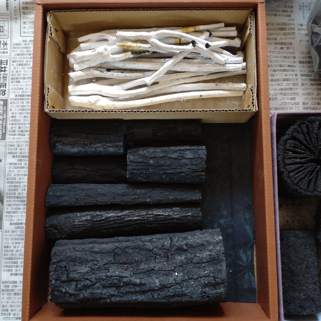 茶道用 炭 /灰大量 まとめ売り