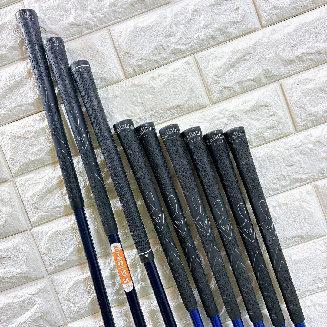 Callaway X-18 メンズゴルフクラブセット 9本 フレックスSR〜S