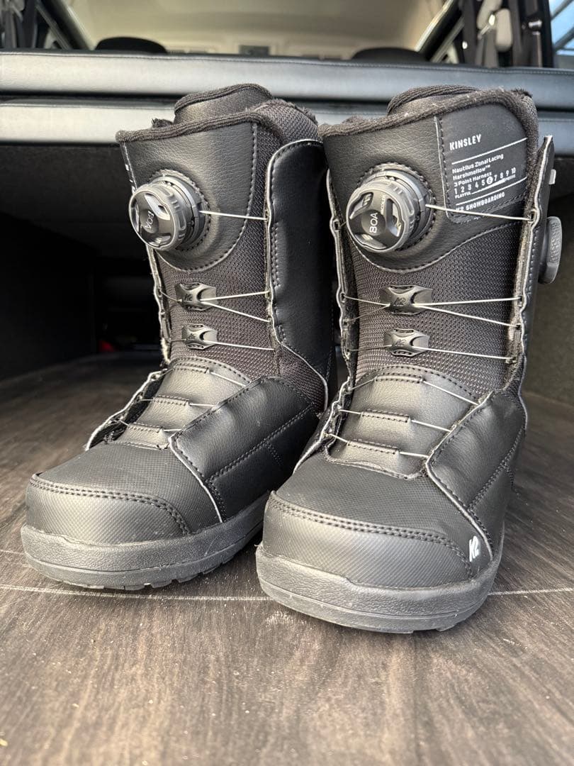 K2 Kinsley レディース 22.5cm ダブルBOA スノーボードブーツ