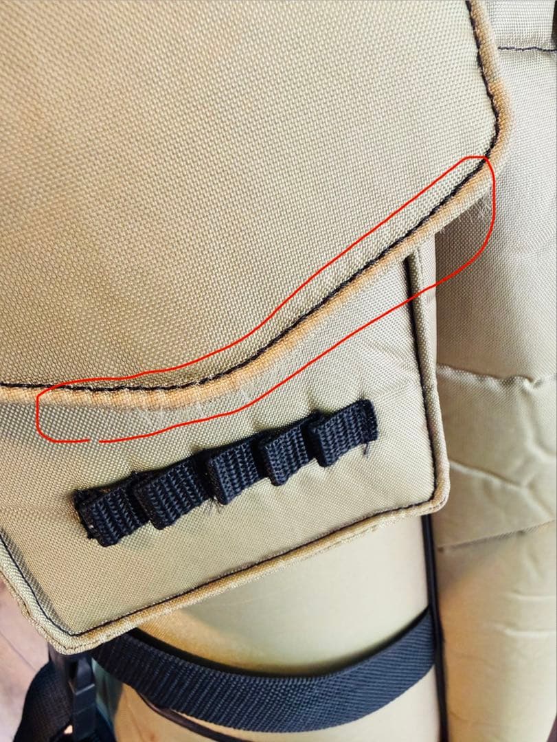 【廃盤】パーリーゲイツ キャディバッグ カーキ ヴィンテージ