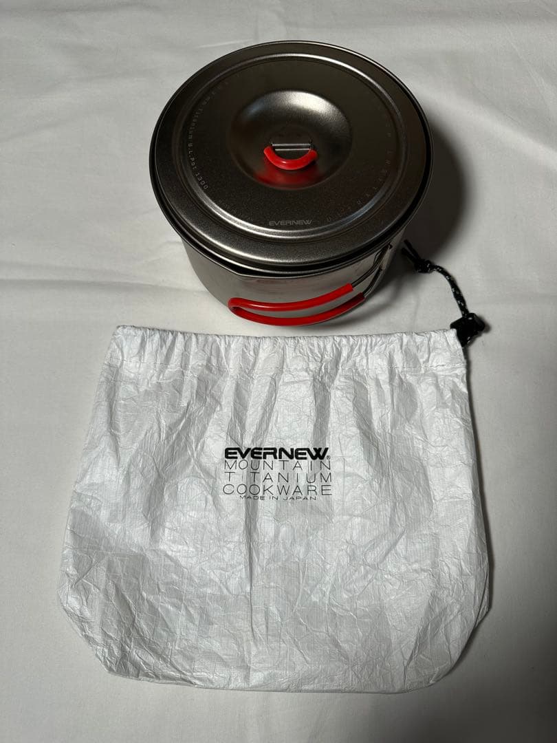 バーベキュー・調理用品 EVERNEW Ti U.L. Pot set 900+1300