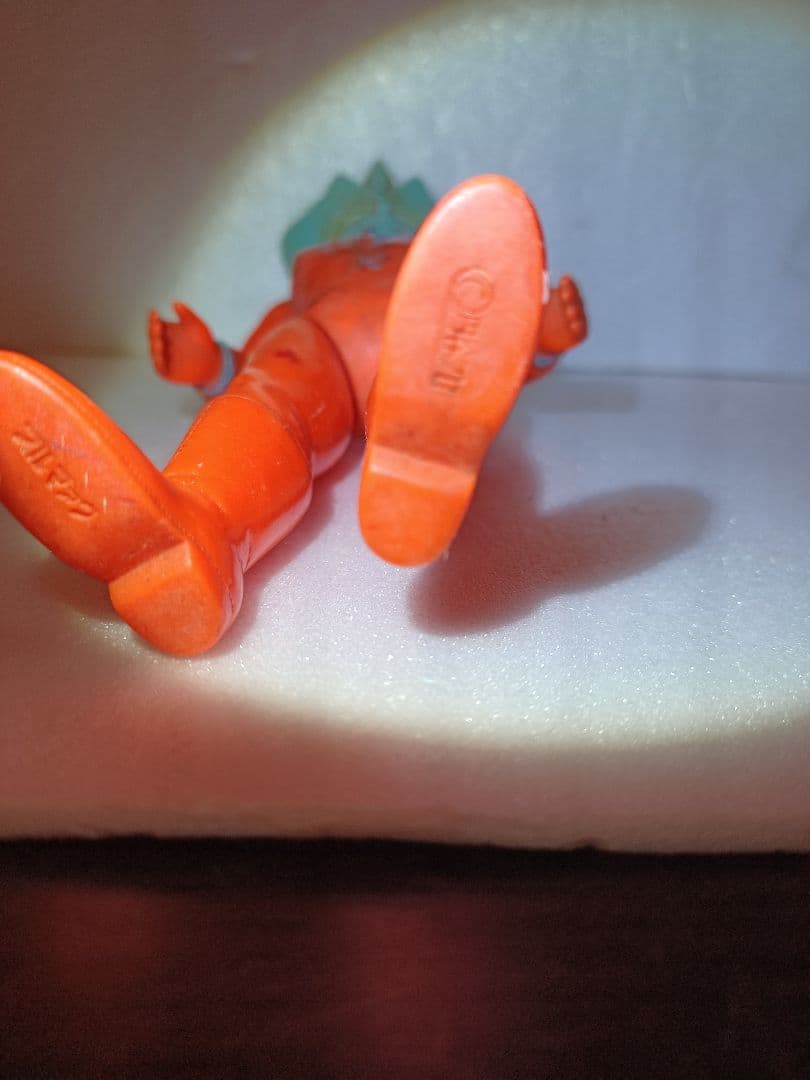 (昭和購入物)ウルトラマンレオ(身長約18.5cm)　ブルマァク　ソフビ