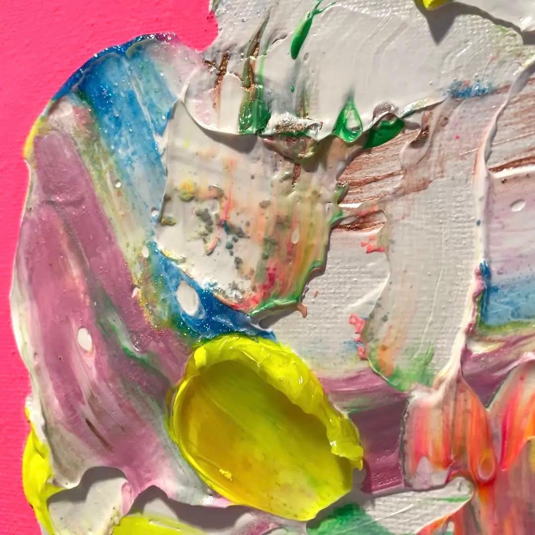 抽象画　テクスチャーアート　原画　現代アート