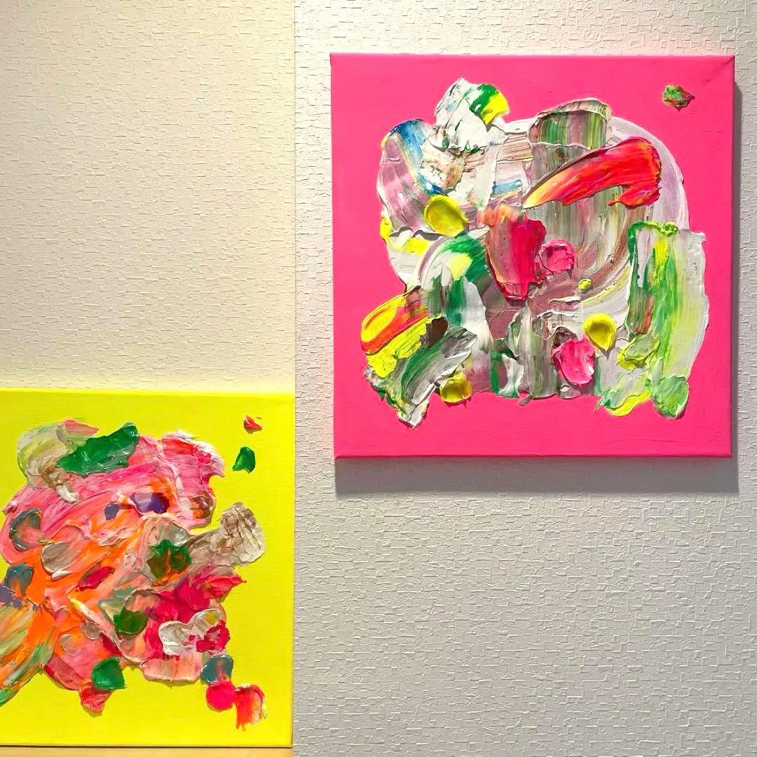 抽象画　テクスチャーアート　原画　現代アート