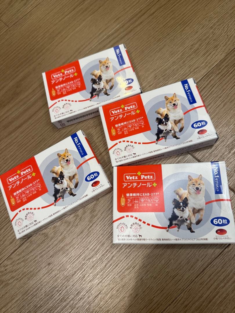 アンチノールプラス　60カプセル4箱