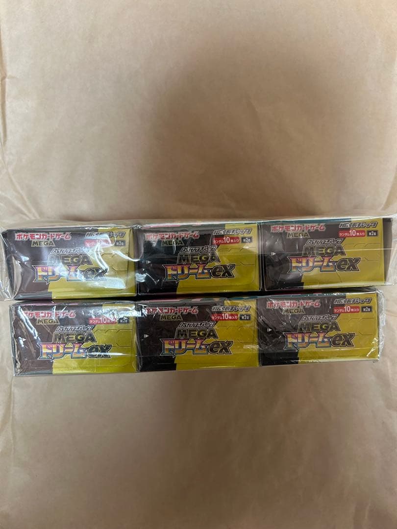 【本日限定大特価】MEGAドリームex 6BOXシュリンクなし、封入率一致