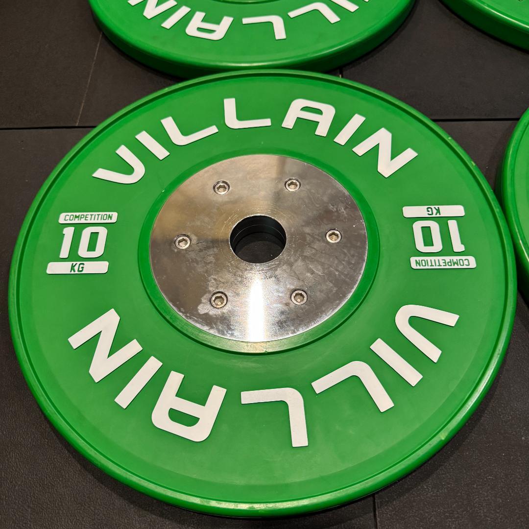 VILLAINヴィラン コンペティションバンパープレート2.0　120Kgセット