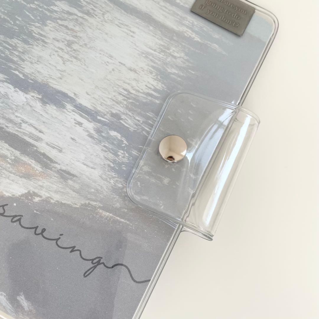 生産中止品　韓国　貯金　バインダー　カバー　A5 pvc 海